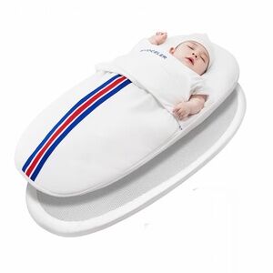 Evoceler Baby👶🏻Swaddle Sleep💤Sack 1.0 TOG w Temp🌡️Monitor & Supportive Mattress